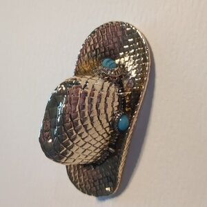 Napier Cowboy Hat Brooch
